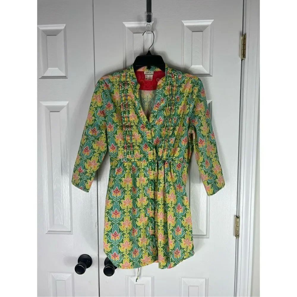 Matilda Jane Womens Button Up Tunic Size M